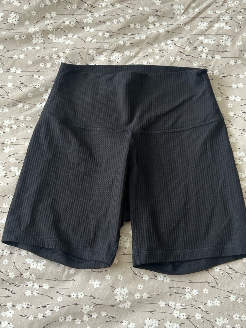 Black High-Waist Women’s Workout Shorts